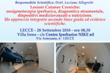 Lesioni Cutanee Croniche:  ossigenoterapia iperbarica, diagnostica strumentale,  dispositivi medici avanzati e nutrizione.  Un approccio integrato secondo linee guida ed evidenze  scientifiche.